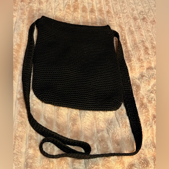 🖤 Boho Suede Patchwork Crochet Crossbody Bag - Picture 2 of 3